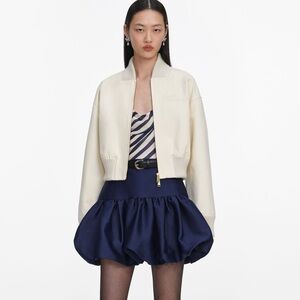 Self-Portrait NWOT CREAM COTTON CANVAS JACKET